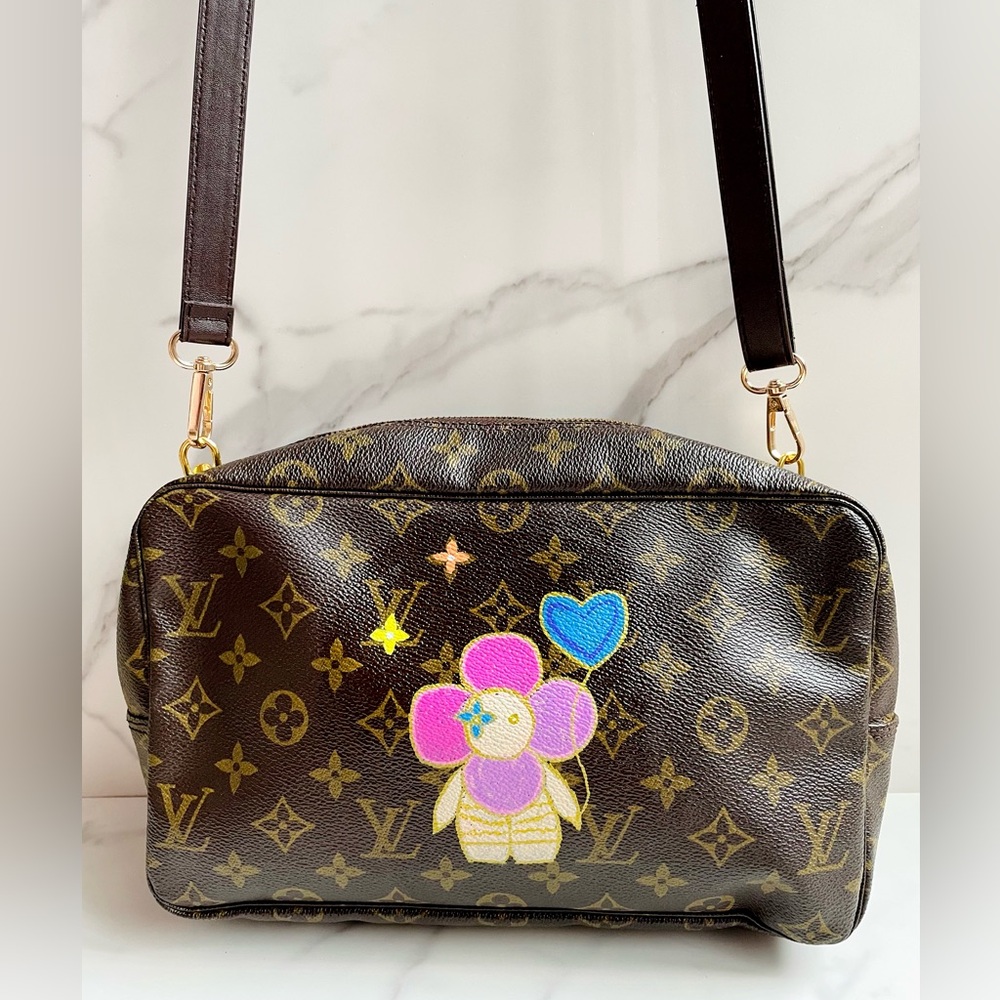 Louis Vuitton Monogram painted Crossbody Bag ✨ - Picture 5 of 16
